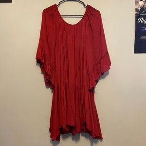 Crimson Oversized Tunic from Angel Heart Boutique - New with tags